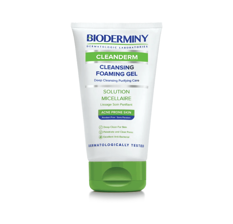 Bioderminy Cleanderm Acne Foaming Gel Wash 150ml - Mrayti Store