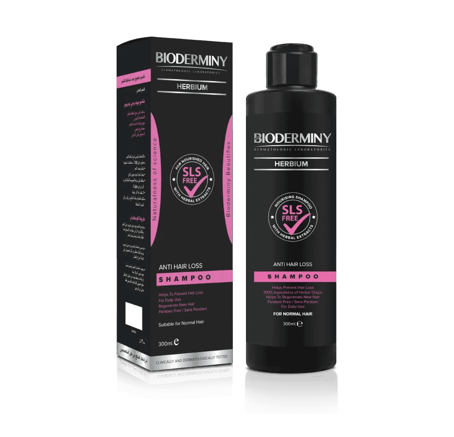 Bioderminy Herbium Anti-Hair Loss Shampoo For Normal Hair 300ml - Mrayti Store