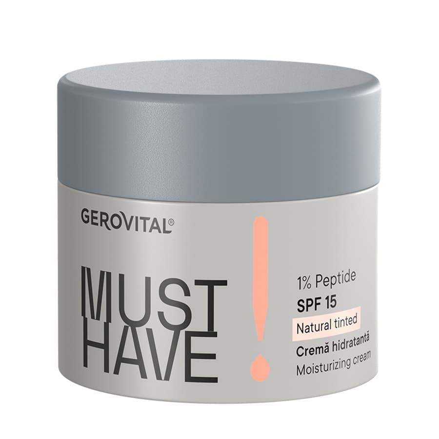 Gerovital Must Have Moisturizing Cream 1% Peptide Spf15 50 ml - Mrayti Store
