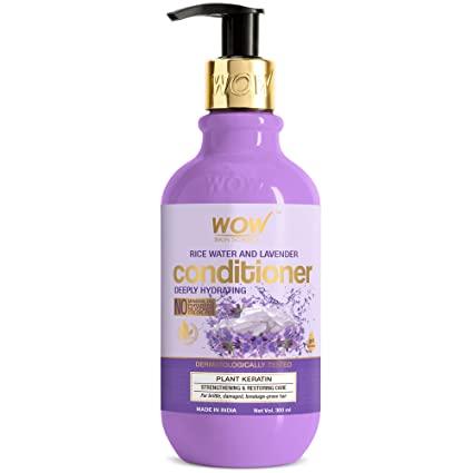 Wow Skin Science Rice Keratin & Lavender Oil Conditioner 300 ml - Mrayti Store