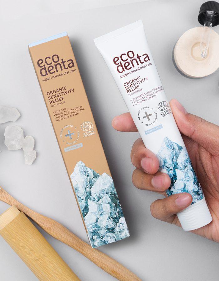 Ecodenta Certified Organic Toothpaste For Sensitive Teeth 75 ml - Mrayti Store
