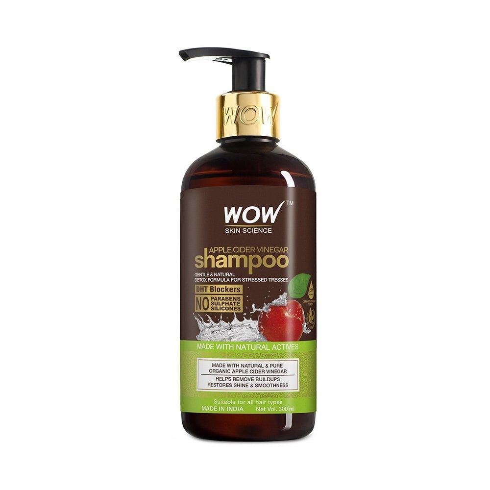 Wow Skin Science Apple Cider Vinegar Shampoo 300 ml - Mrayti Store