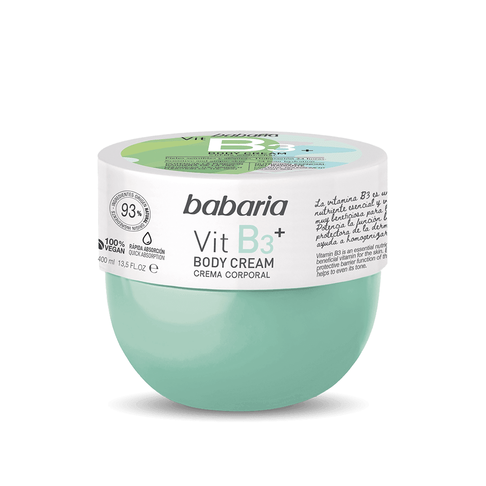 Babaria Vitamin B3 Body Cream 400 ml - Mrayti Store