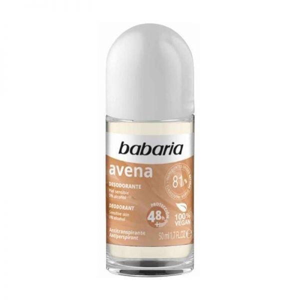Babaria Oat Roll-On Deodorant For Sensitive skin 50 ml - Mrayti Store