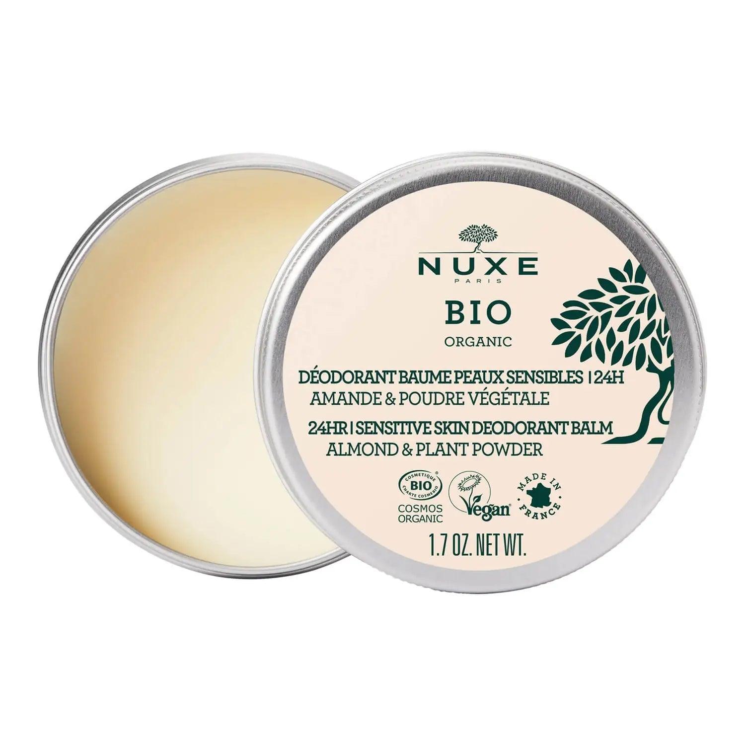 NUXE Organic Natural Deodorant 24 Hours Protection (50 Gram) - Mrayti Store