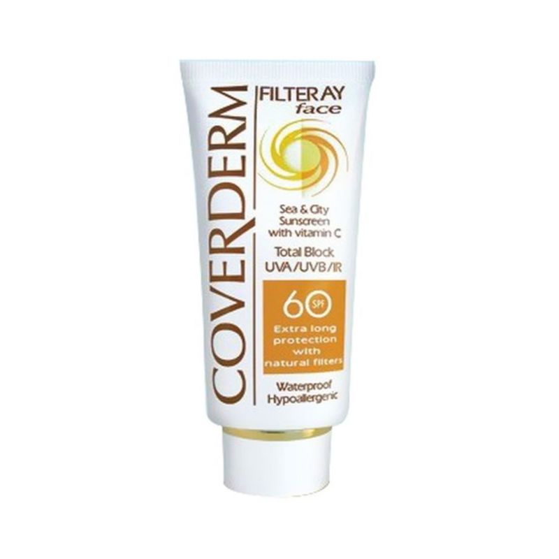 Coverderm Filteray All Skin Types Spf 60 Sunscreen 50 ml