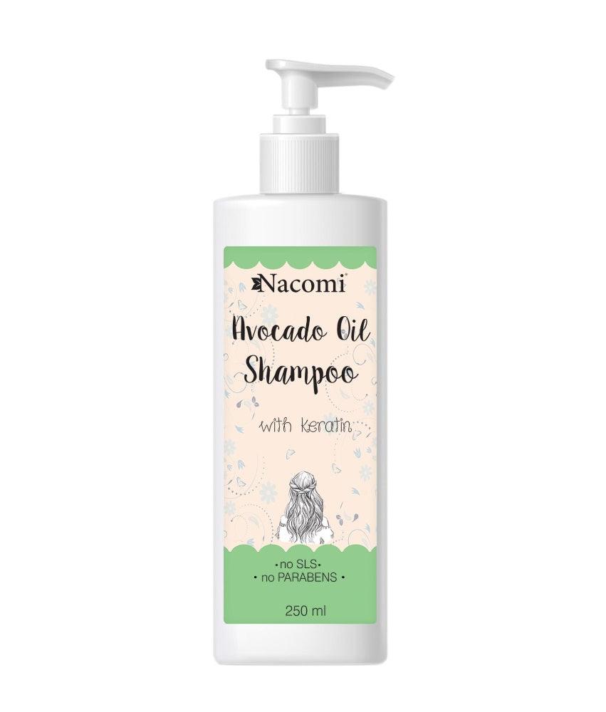 Nacomi Avocado Oil Shampoo With Keratin 250 ml - Mrayti Store