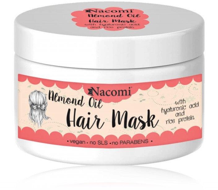 Nacomi Almond Oil Hair Mask With Hyaluronic Acid And Rice Protein 200 ml - Mrayti Store