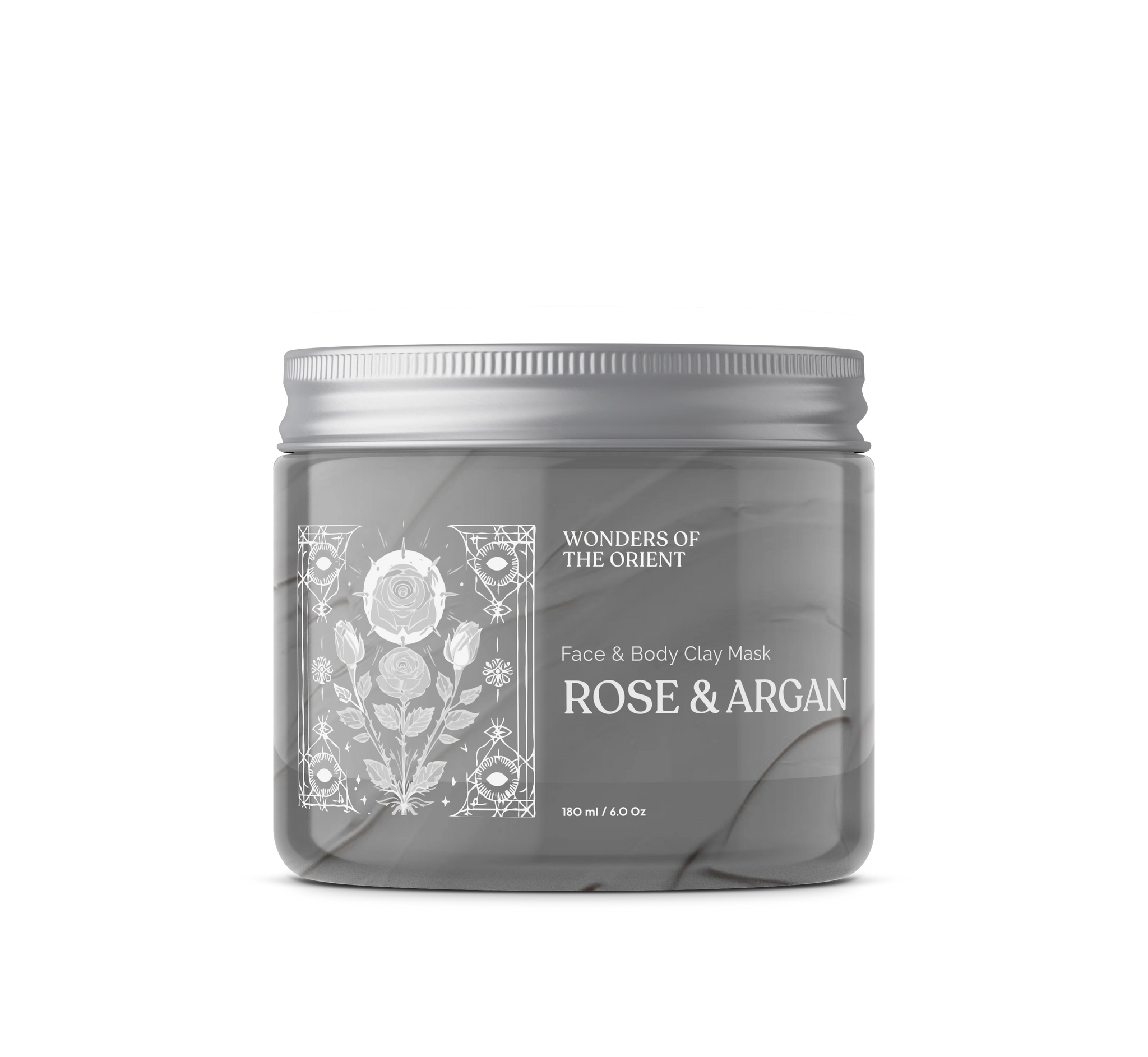 Rose & Argan Face and Body Clay Mask