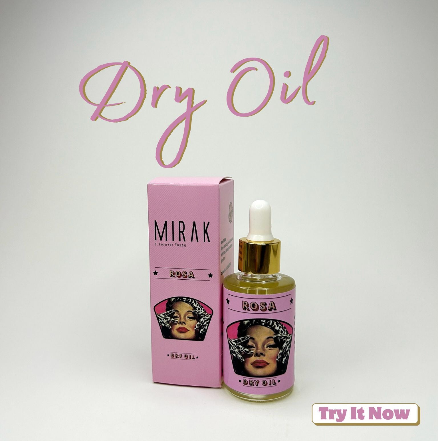 Mirak Dry Oil For Hair And Body 30 ml (Rosa)