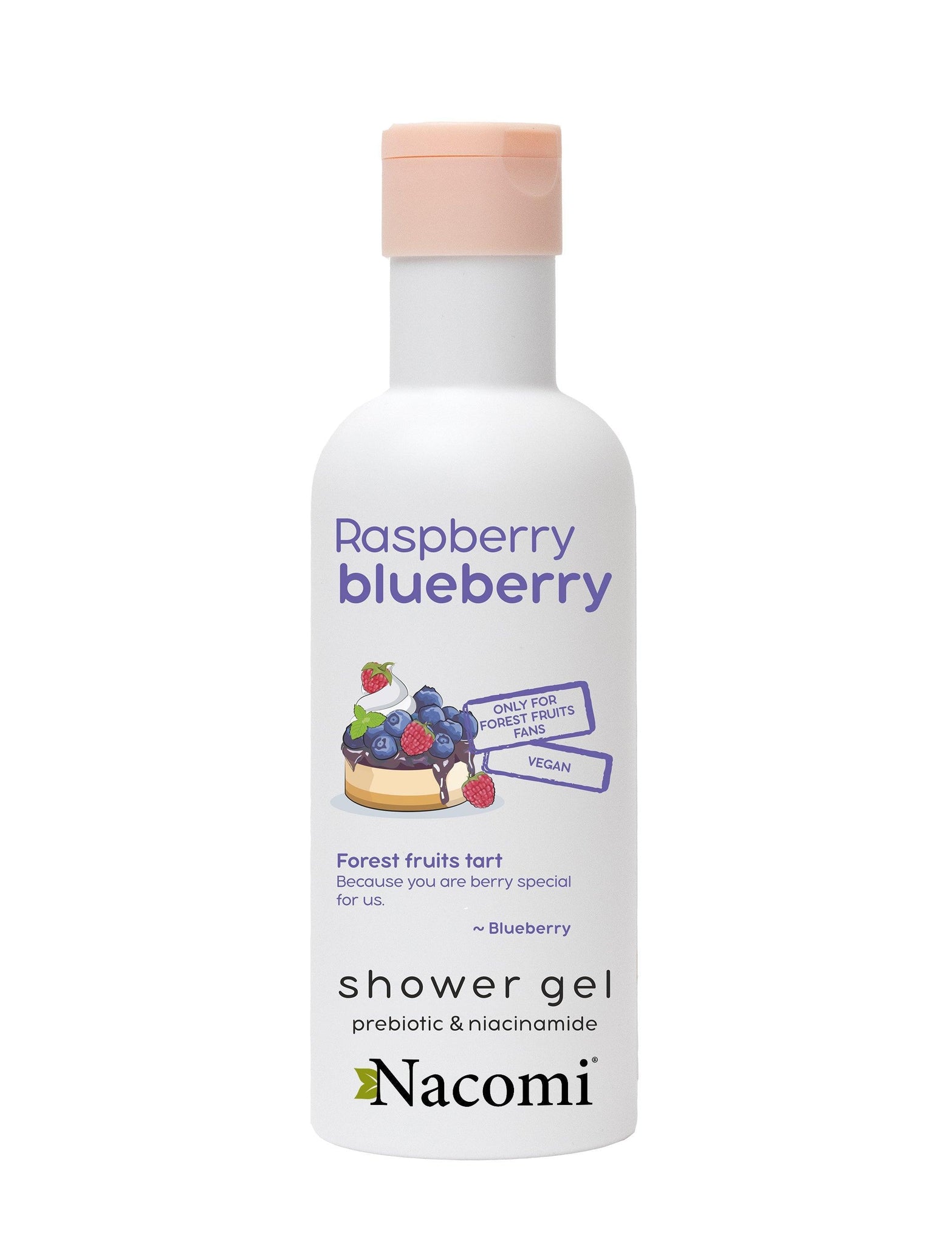 Nacomi Raspberry And Blueberry Shower Gel 300 ml - Mrayti Store
