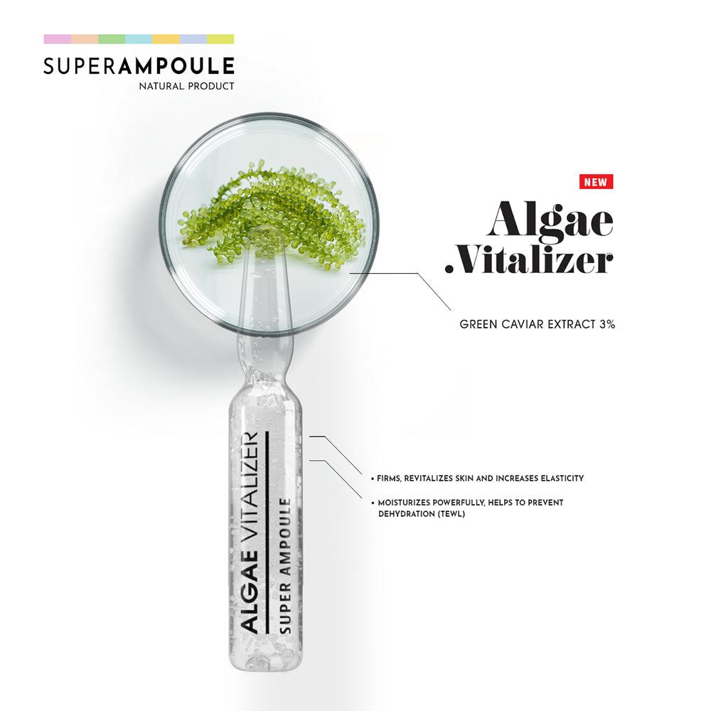 Bio Balance Algae Vitality Green Caviar Extract 3% Super Ampoule For Moisturizing 10 x 2 ml