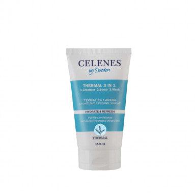 Celenes Thermal 3 in 1 Cleanse, Peeler, and mask 150 ml - Mrayti Store
