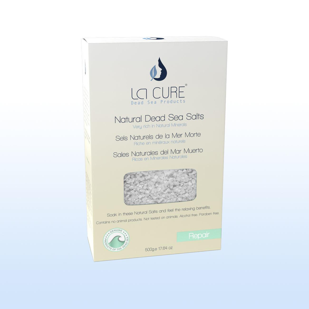 La Cure Natural Dead Sea Salts Pack 500 gm - Mrayti Store