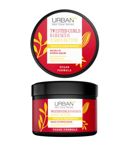 Urban Care Twisted Curls Hibiscus & Shea Butter Intensive Treatment Hair Care Mask 230 ml - Mrayti Store