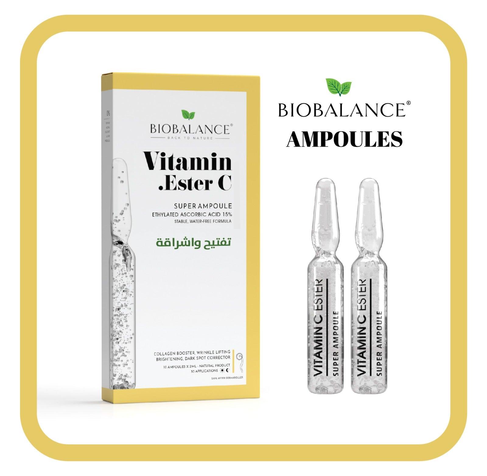Bio Balance Super Ampoule Vitamin C Ester For Brightening 10 x 2 ml - Mrayti Store