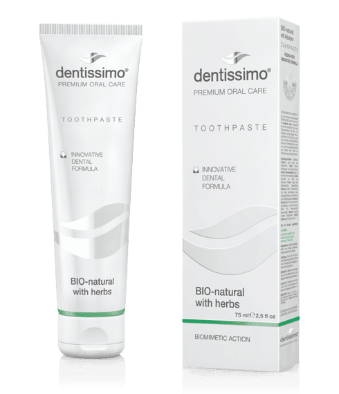 Dentissimo Toothpaste Bio-Natural With Herbs 75 ml - Mrayti Store