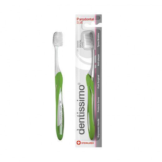 Dentissimo Paradontal Soft Toothbrush Green Color - Mrayti Store