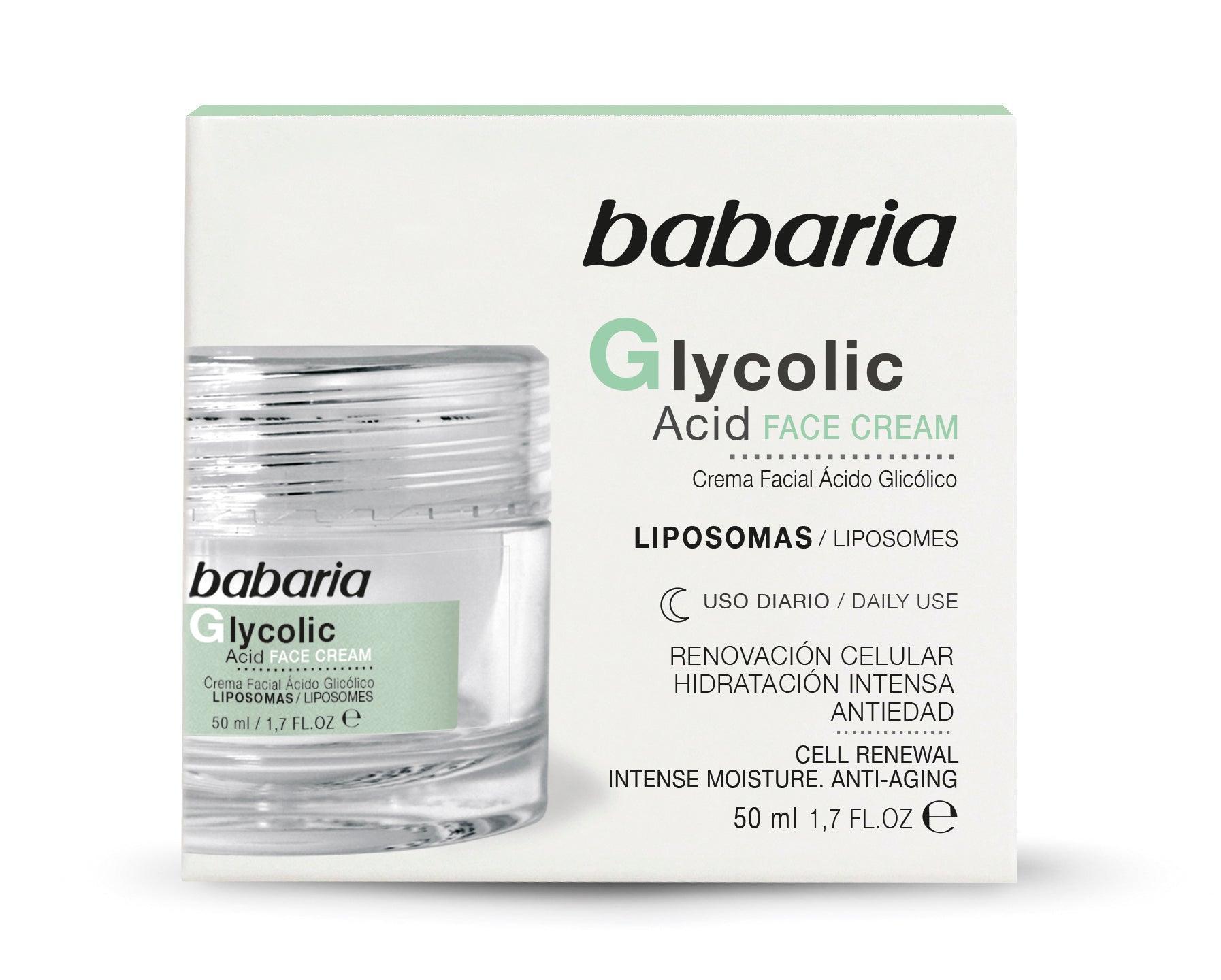 Babaria Glycolic Acid Cream 50 ml - Mrayti Store
