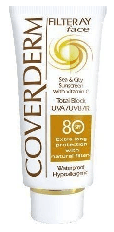 Coverderm Filteray Face SPF 80 Extra Long Protection Face Cream 50 ml - Mrayti Store