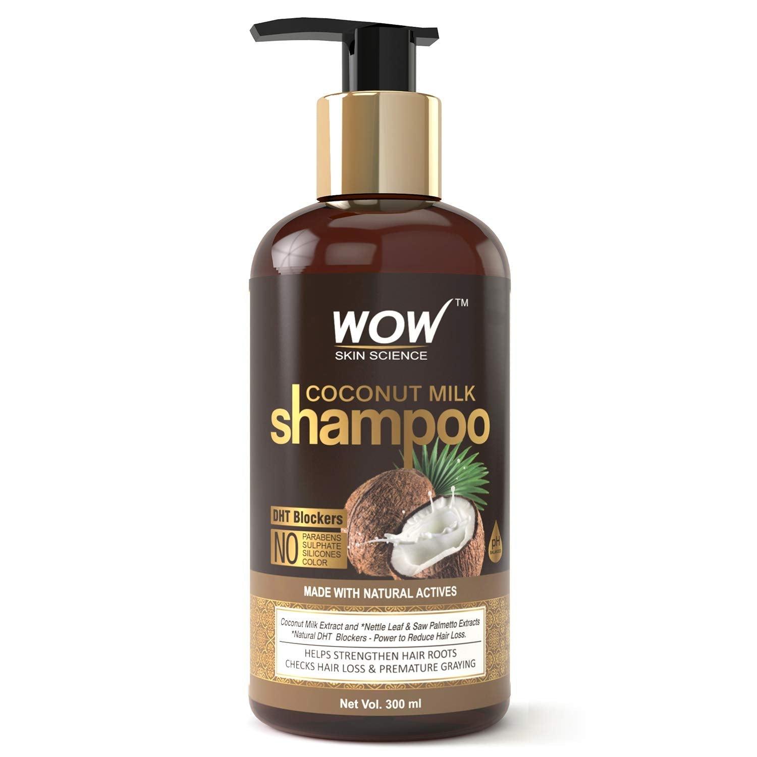 Wow Skin Science Coconut Milk Shampoo 300 ml - Mrayti Store