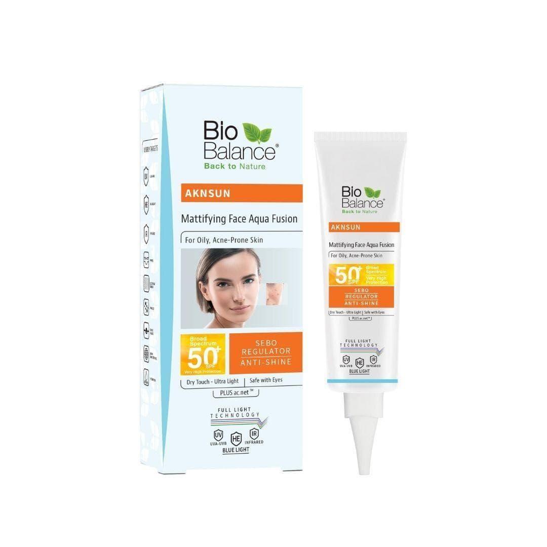 Bio Balance AKNSUN Oily Skin Sunblock (SPF50+) 40 ml - Mrayti Store