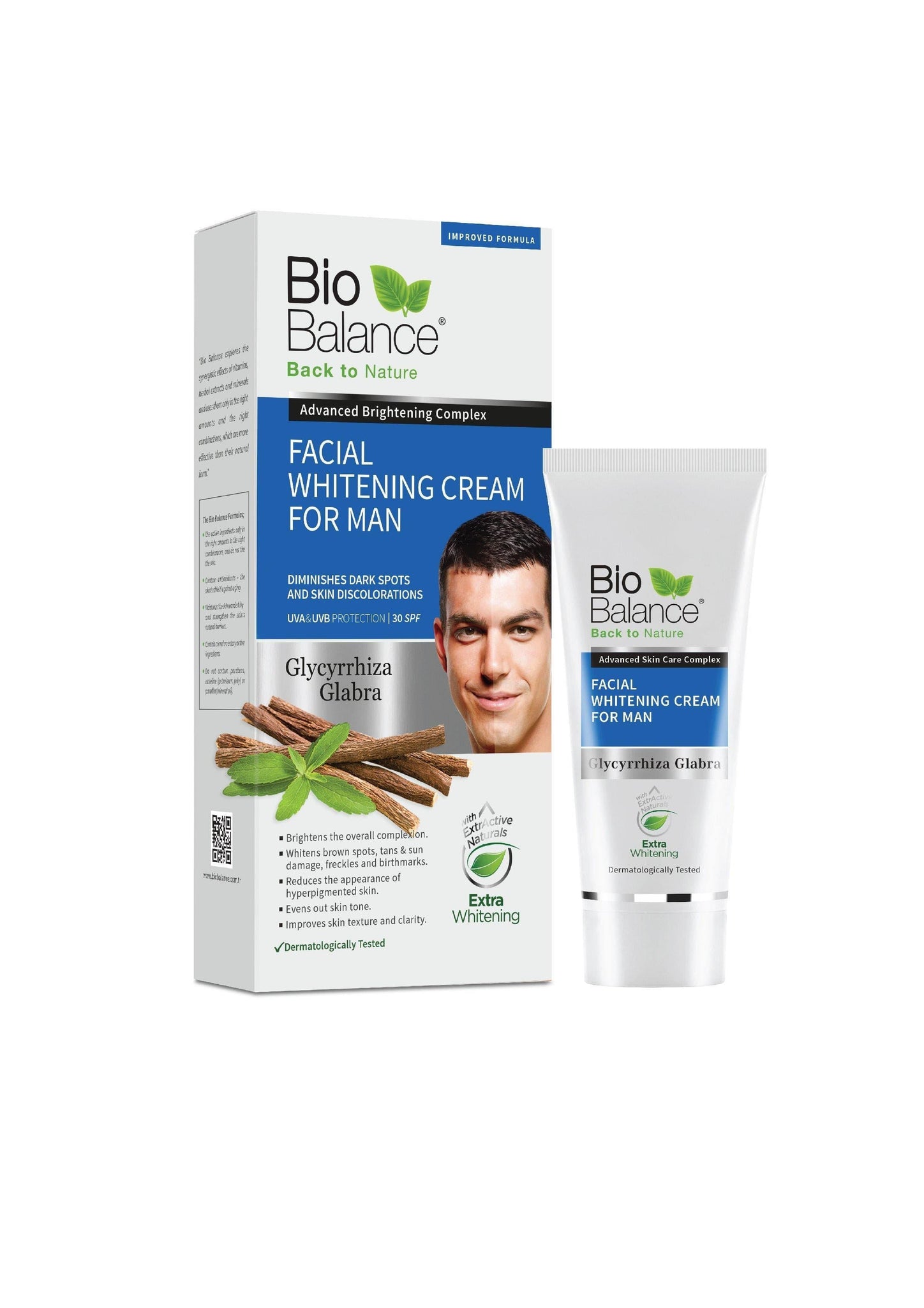 Bio Balance Facial Whitening Organic Cream (MAN) 55 ml - Mrayti Store