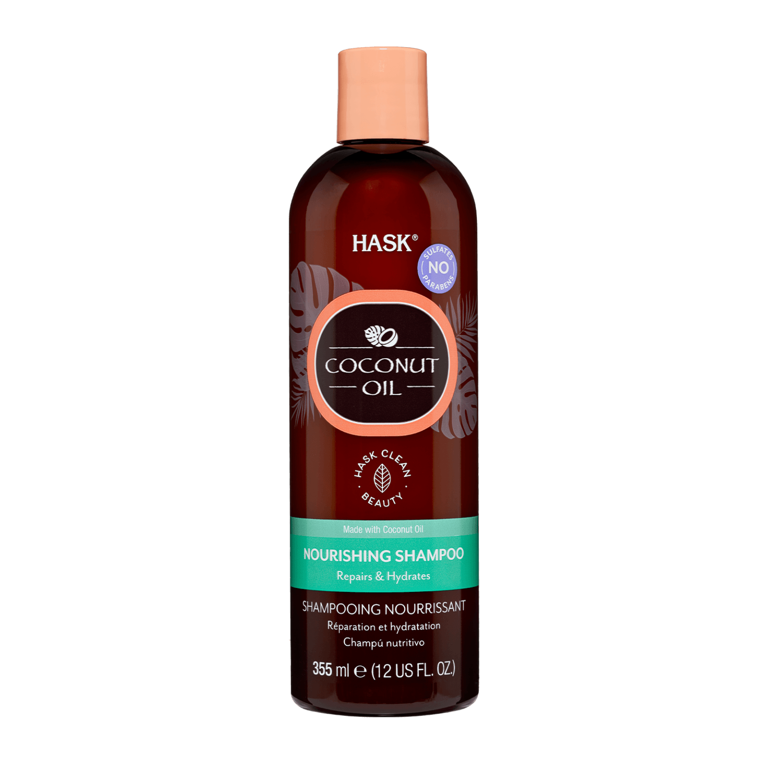 Hask Monoi Coconut Oil Nourishing Shampoo 355 ml - Mrayti Store