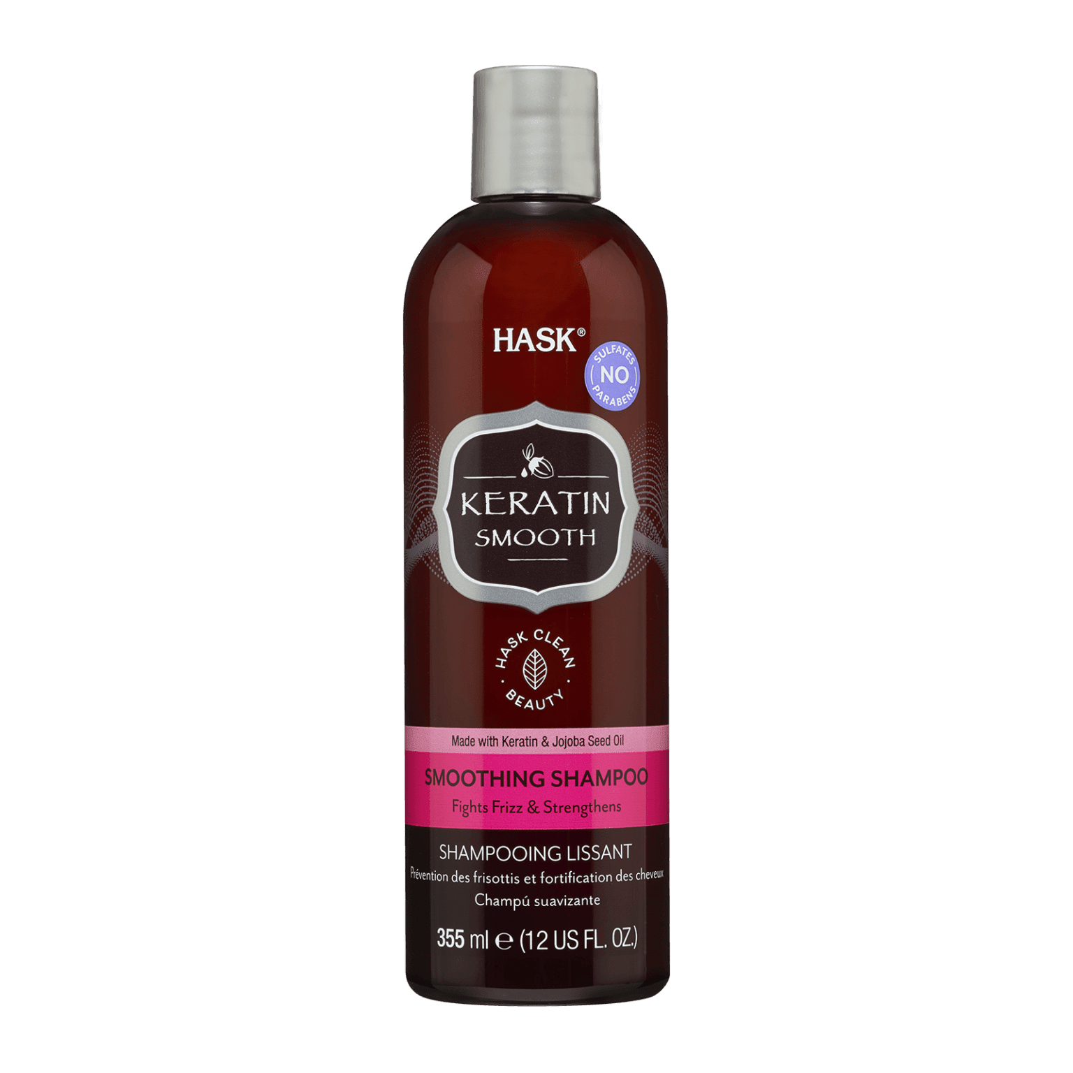 Hask Keratin Protein Smoothing Shampoo 355 ml - Mrayti Store