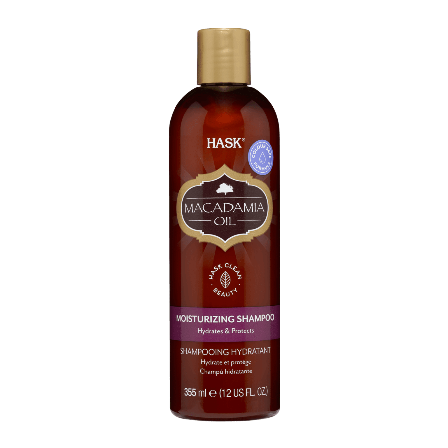 Hask Macadamia Oil Moisturizing Shampoo 355 ml - Mrayti Store