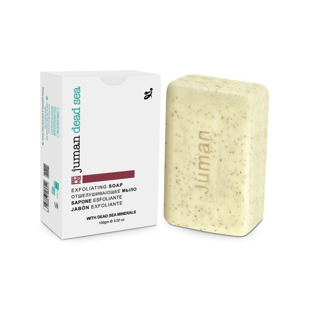 Juman Dead Skin Cells Care Exfoliating Soap With Dead Sea Minerals 100 gm - Mrayti Store