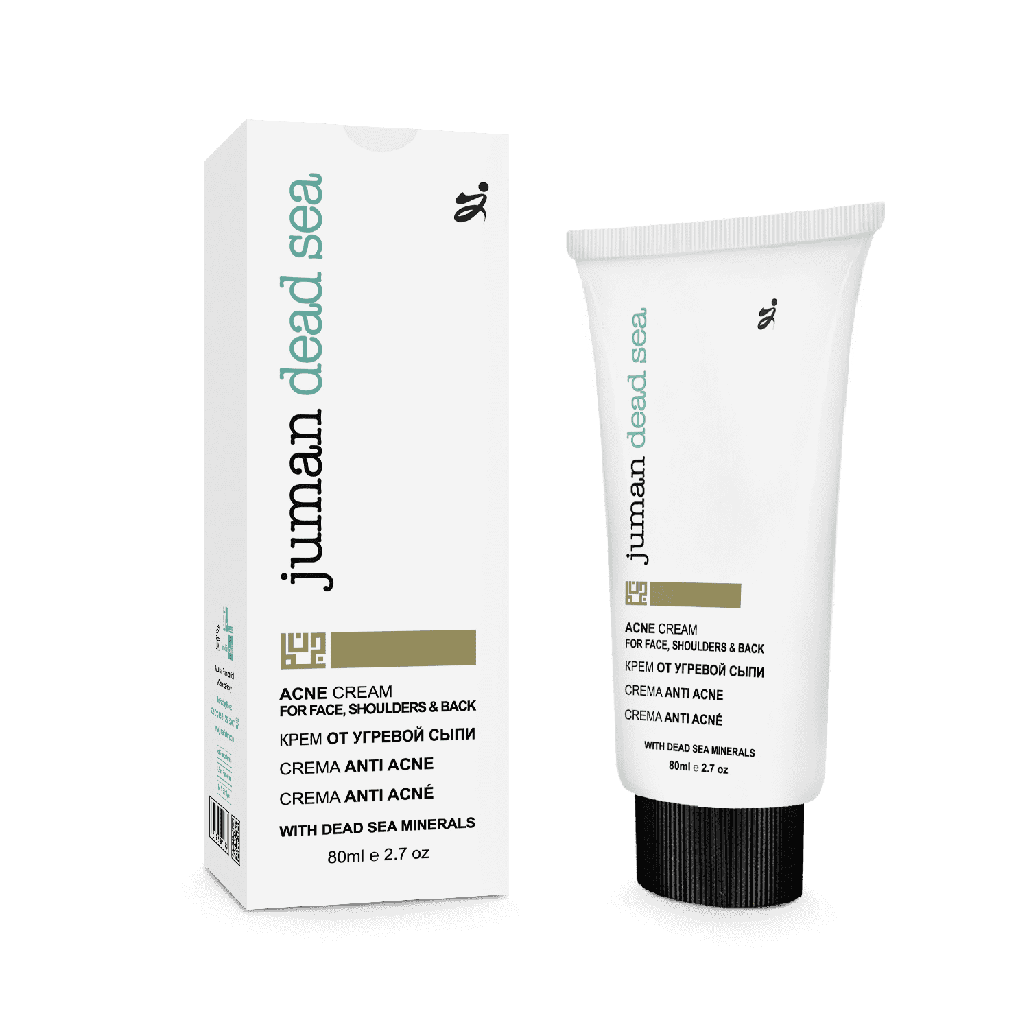 Juman Irritated Skin Care Acne Cream With Dead Sea Minerals 80 ml - Mrayti Store