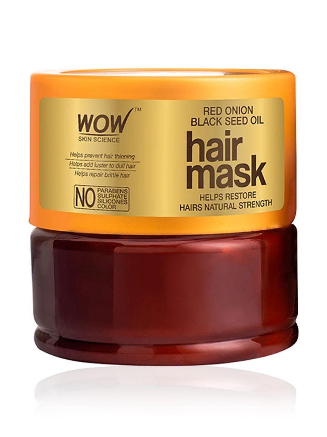 Wow Skin Science Onion Red Seed Oil Hair Mask 200 ml - Mrayti Store