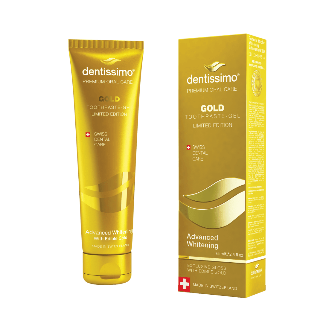 Dentissimo Premium Extra-Whitening Gold Toothpaste 75 ml - Mrayti Store