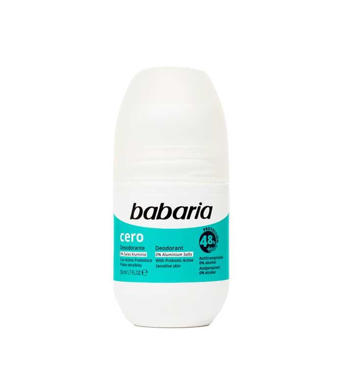 Babaria Roll On Deodorant Cero - 0% Aluminum Salts 50 ml - Mrayti Store