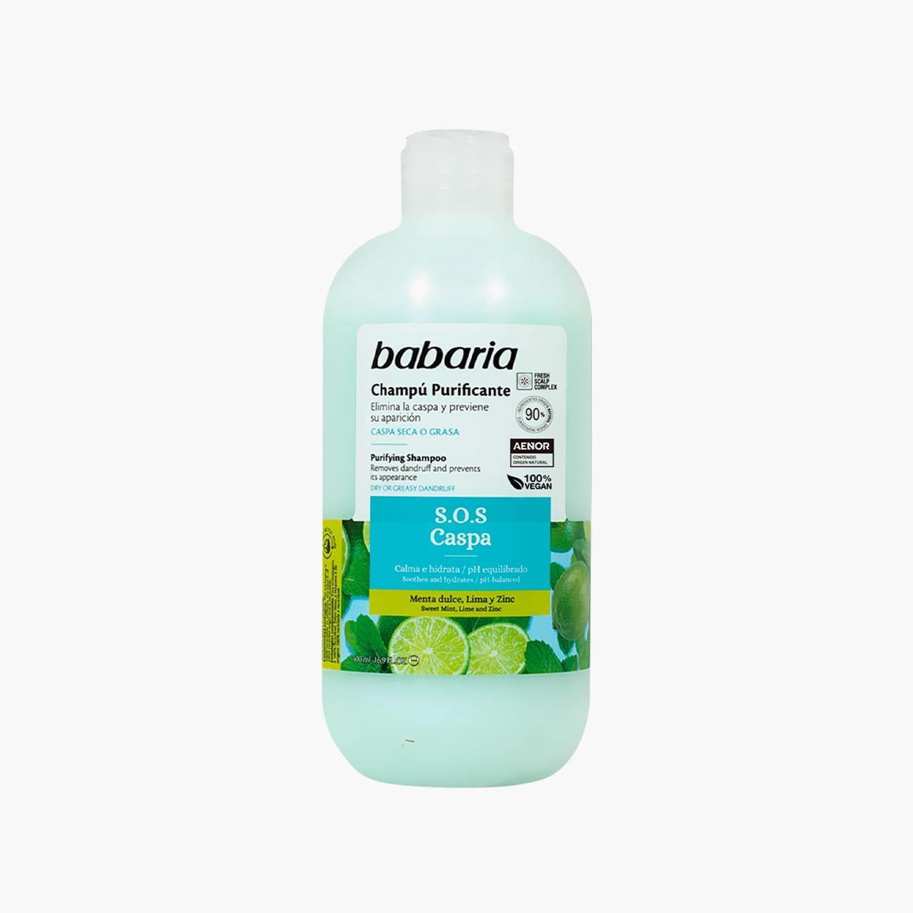 Babaria SOS Dundruff Purifying Shampoo 500 ml - Mrayti Store