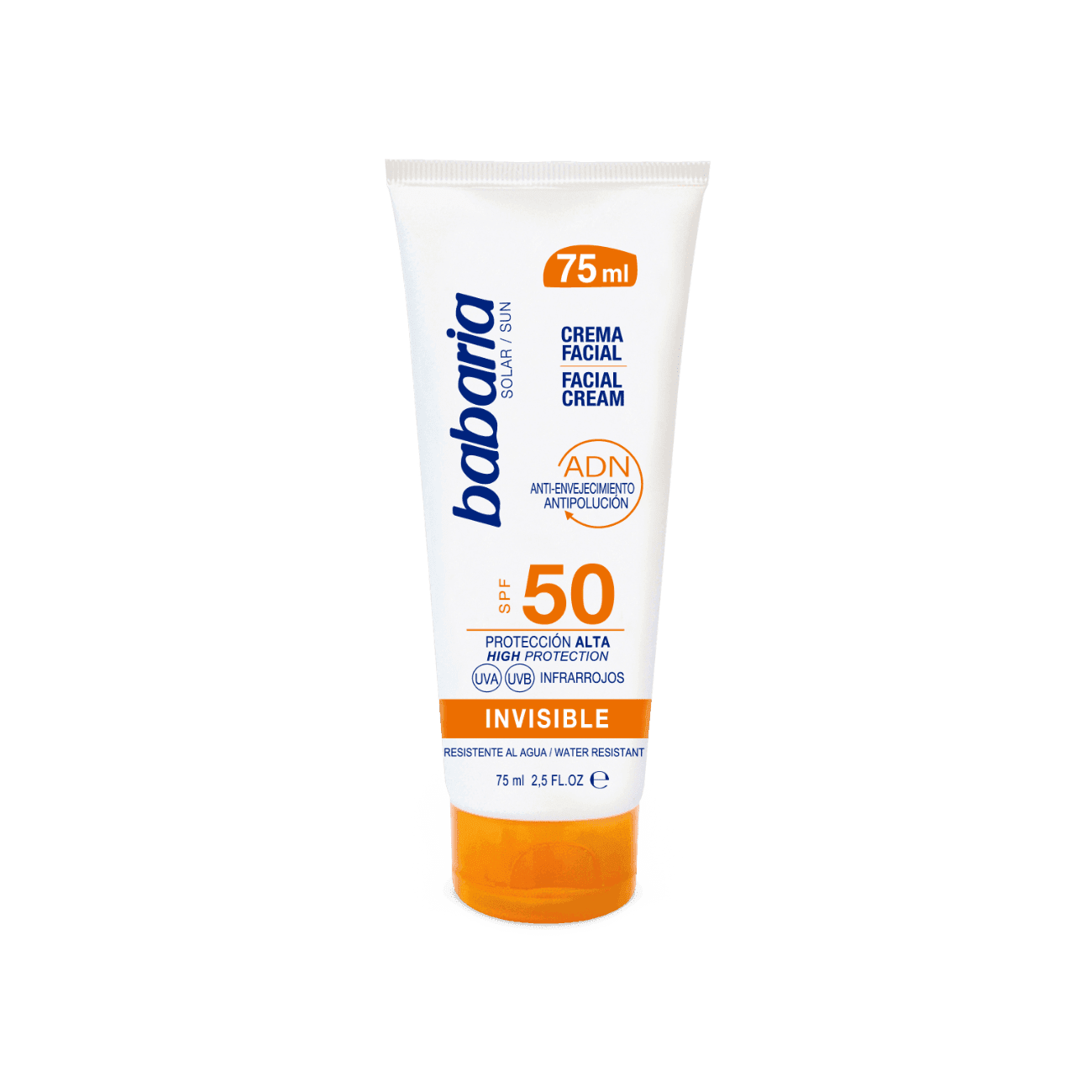 Babaria SPF 50 Invisible Face Cream 75 ml - Mrayti Store