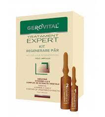 Gerovital Treatment Expert Regeneration Ampoules Kit For Hair 10 pieces - Mrayti Store