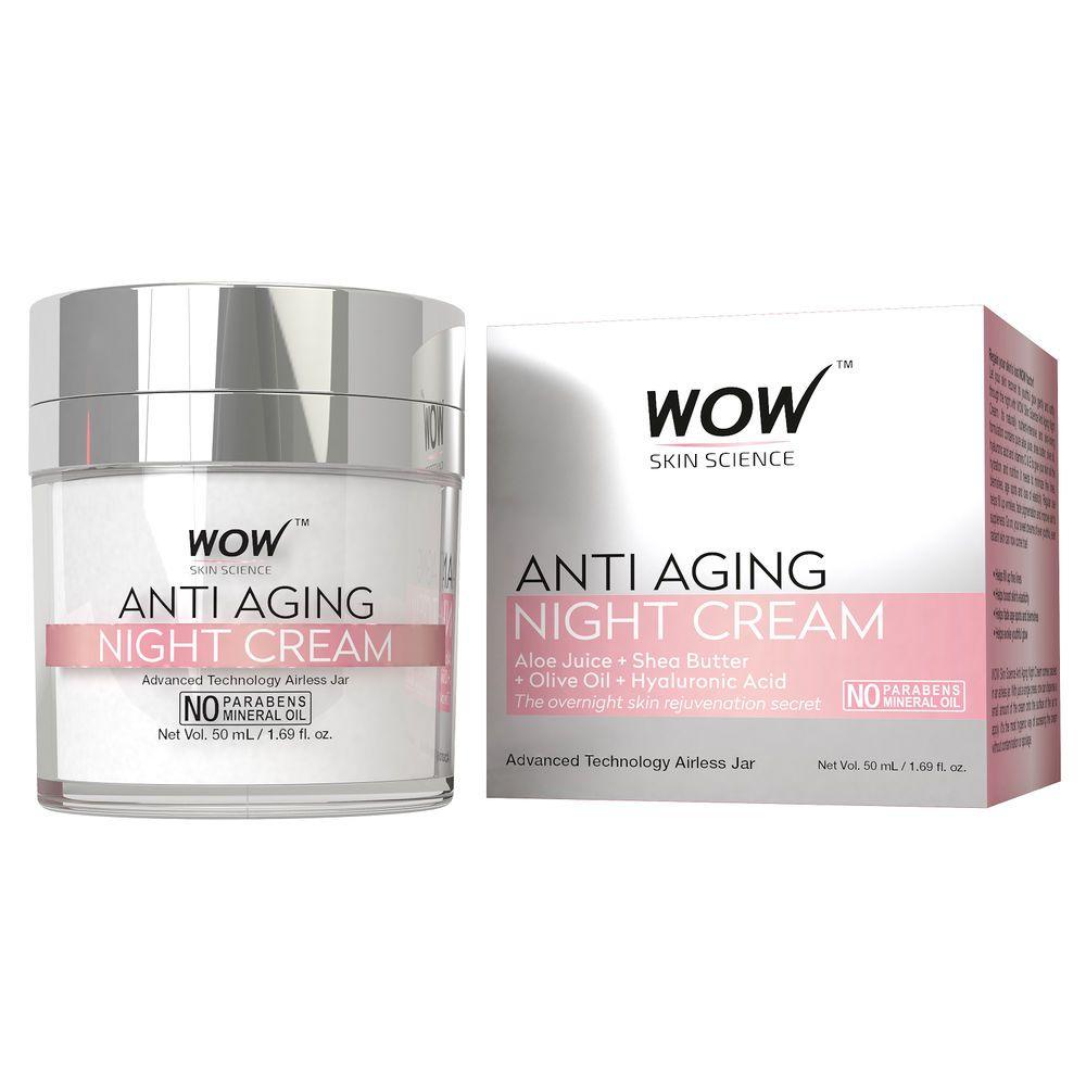 Wow Skin Science Anti Ageing Night Cream 50 ml - Mrayti Store
